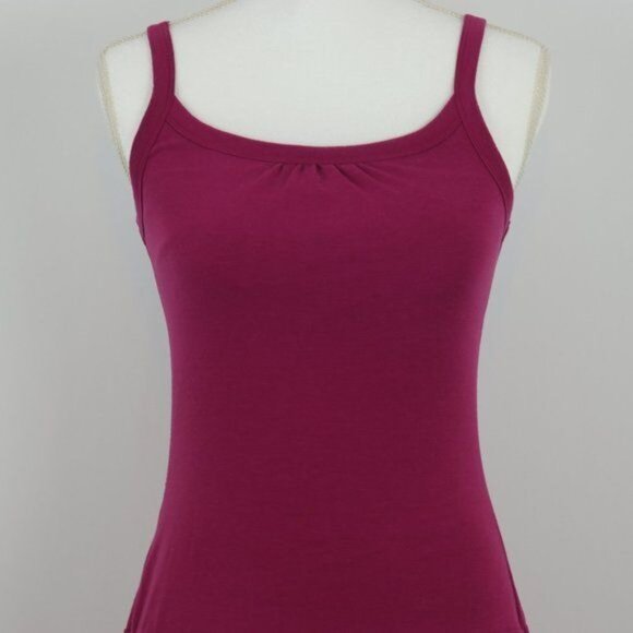 Prana Lexi Women's Size XS Pink Knit Scoop Neck Support Above Knee Dress - Picture 2 of 8